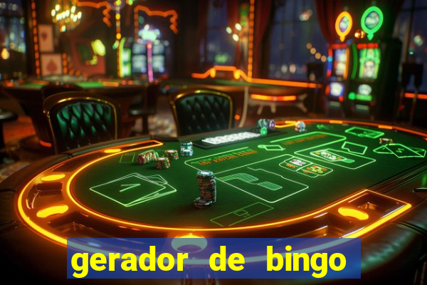 gerador de bingo cha de bebe